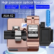 COMPTYCO AUA-X2 High Precision Fiber Cleaver with Waste Fiber BoxFTTH Fiber Optic Cold Connection Ho