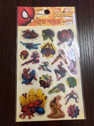 Marvel Spider-Man gel sticker 蜘蛛俠啫喱貼紙
