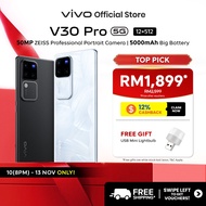 New vivo V30 Pro 5G ZEISS Triple Camera | Aura Light 3.0 | 12+12GB EXTENDED RAM 512GB ROM | 7.44mm U