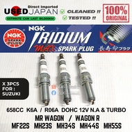 USED Japan NGK Iridium MAX Spark Plug - Suzuki 660 K6A R06A N.A Turbo DOHC 12V for MR Wagon / Wagon 