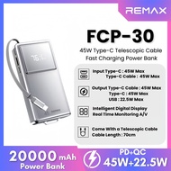 3C Certificate Authentic Remax RPP-87 20000mAh Laptop Charging 65W+22.5W Super Fast Charging Buit-in
