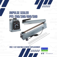 Impulse Sealer Metal PFS-200 (8") / PFS-300 (12') / PFS-400 (16") / PFS-500 (20') Heating Seal Heavy