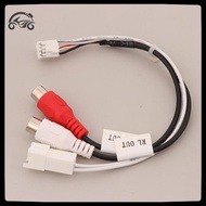 [8C11] 8P RR RL Audio Output MaleFemale Plug Cable Android Car Radio Multimedia Universal TS10 TS18 