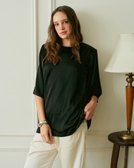 JAM&LEMON - Tangerine Silk Top