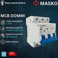 - Masko MCB DOMMI 3P 50A / 63A 3 Pole Phase Ampere SNI 50 a / 63 a
