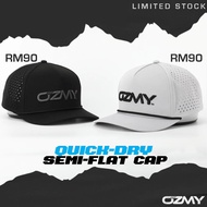 OZMY SEMI FLAT SNAPBACK CAP