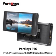 Portkeys PT6 5.2" Touch Screen 4KHDMI Display Field Mointor Real Time Live Steaming Stretch Legs Eff