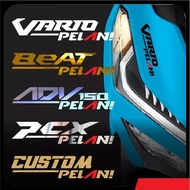 Sticker cutting Motorcycle BEAT VARIO NMAX AEROX ADV MIO PCX Slow viral Cool Reflective Light Up 3d Embossed