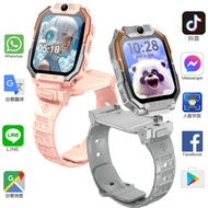 AS08 smart watch 4G network 2+16GB rotating dual-camera neck hanging children's phone watch, GPS can