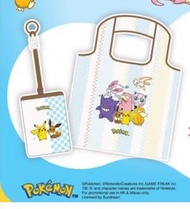 寵物小精靈 pokemon  三得利 烏龍茶 別注版 環保袋 收納袋