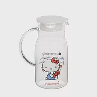 Hello Kitty紅色蝴蝶結玻璃涼水壺