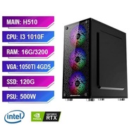 Xigmatek LTG2 H510 / I3-10105F / 16GB / 120GB / GTX1050Ti / 500W PC Box - Genuine Product