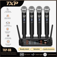 TXP-8s Wireless microphone 4 channel Uhf handheld wireless microphone for karaoke
