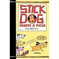 [100% Original Books] - Stick Dog Chases a Pizza by Tom Watson (US edition, hardcover)