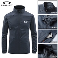 Oakley Men's Breathable Casual Standing Collar Skin Windbreaker - Summer Thin Fishing Sunbreaker