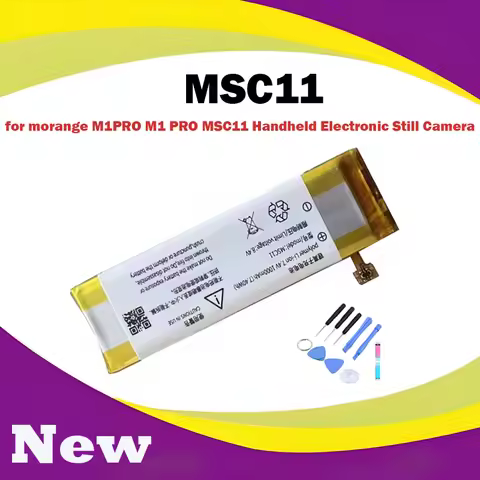 for morange M1PRO M1 PRO MSC11 Handheld Electronic Still Camera High-Quality 1200mAh Battery 7.4V