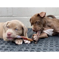 BULLY STICK JERKY FOR DOG & CAT - DEHYDRATED SNACK TREATS DOG BITE