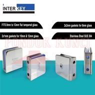 Glass Clip INTERKEY U 6800 PSS SUS 304 Glass Clip Glossy Mirror Glass Clamp