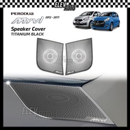 Perodua Myvi 2011-2017 TITANIUM BLACK Speaker Cover Interior Accessories Lagi Best Icon