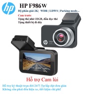 Camera hành trình cao cấp HP F960X F986W F965W tích hợp cam sau (cam lùi) phân giải UHD 2K WIFI park