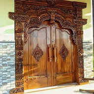 pintu gebyok 2,5 meter gapura kusen kayu jati ukir Termurah