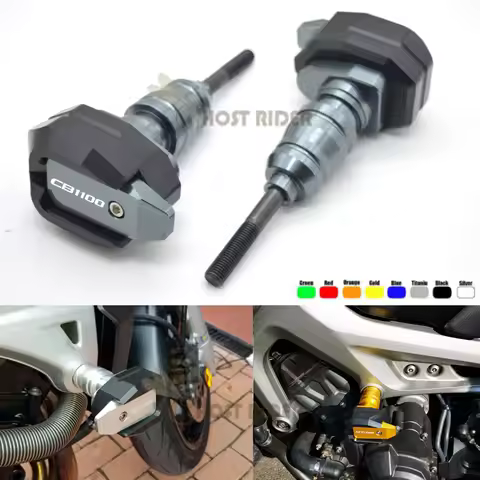 fit for HONDA CB1100 CBR1100XX NC700 750 VFR1200 ST1300 X-11 Motorcycle Frame Sliders Screw Crash Pa