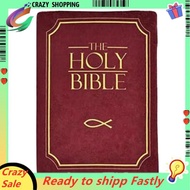Cozy Faith Bible Pillow - Plush Book Shape with Bible Verse, Perfect Christian Gift for Kids and Adu