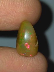 พลอย โอปอล เอธิโอเปีย ธรรมชาติ แท้ ( Unheated Natural Opal Ethiopia ) หนัก 4.70 กะรัต