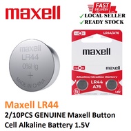 2/10PCS LR44 A76 AG13 L1154 G13 V13GA GENUINE Maxell Button Cell Alkaline Battery 1.5V