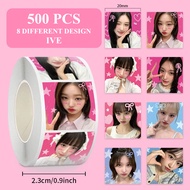 IVE 500 PCS STICKER ROLL KPOP mail STICKER deco freebies kpop korea