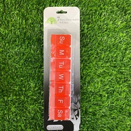 TREE'S CARE 7 DAYS DETACHABLE PILL BOX 18 x 4.5 x 3.3CM