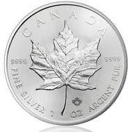 2021 1 oz Canada Maple Leaf .9999 Silver Coin