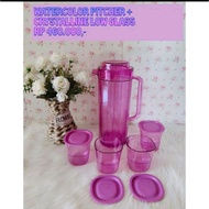 Tupperware watercolor pitcher set
