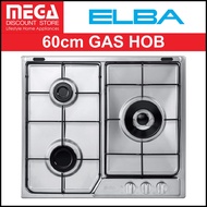 ELBA EHS 635D1 SB 60CM 3 BURNER GAS HOB (EHS635D1SB)