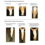 Prosthetic Pull Sock / Donning Sock / Stoking Tarik Kaki Palsu