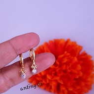 Anting titanium import cantik dewasa anak anak bisa pakai anti karat