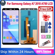 Original LCD Compatible For Samsung Galaxy A7 2018 A750 A750F LCD Screen Display Touch Screen Digiti