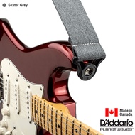 DAddario® Auto Lock Skater Guitar Strap สายสะพายกีตาร์ แบบผ้าฝ้าย ระบบล็อคหัวหมุดอัตโนมัติ กว้าง 2 น