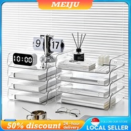 MEIJU|Desktop Storage Box Acrylic Storage Organizer Makeup Box A4 Stackable Document Tray