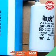 8UF 450V 8 UF 450 WATER PUMP CAPACITOR ORIGINAL RAPIDVOLT