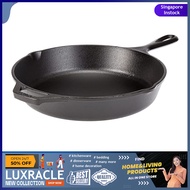 [sgstock] Lodge L10SK3 Seasoned Cast Iron Skillet, 12'' - [12-Inch] [Skillet]