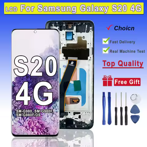 TFT LCD For Samsung Galaxy S20 4G LCD Touch Screen Digitizer Assembly Replacement For Samsung S20 4G