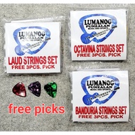 ﹊✱◙BANDURIA OCTAVINA LAUD Strings Set plus FREE Picks