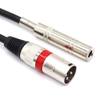 SiYear 6.35 mm 1/4" Female to XLR Male Adapter Cable,Quarter inch TS/TRS to XLR 3 Pin Interconnect C