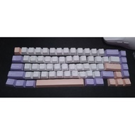 Aula F65 tripletone PBT double shot keycaps for layout 65/68 Cherry profile