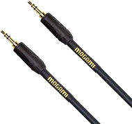 Mogami GOLD 3.5-3.5-10 Stereo Audio Patch Cable, 3.5mm TRS Male Plugs, Gold Contacts, Straight Connectors, 10 Foot