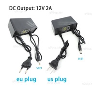 AC to DC Power Supply 12V 2A 2000ma 100V-240V EU Plug Adapter Charger  MY9B