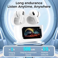 A9 Pro Touch Screen ANC Wireless Earphones TWS Noise Cancelling Earbud Bluetoth 5.3 Long Battery lif