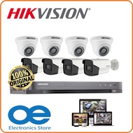 HIKVISION DS-7208HQHI-K1 Analog 8CH 2MP 1080P Ultra Low Light Full HD CCTV Package ( Only Bullet Low