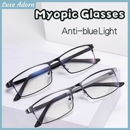 HD Reading Glasses Cermin Mata Bacaan Fesyen Untuk Lelaki Ultra-Ringan Anti-Cahaya Biru Anti-Radiasi